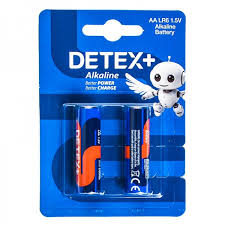 باتری قلمی آلکالاین دیتکس (DETEX) مدل Alkaline 1.5V LR6 AA
