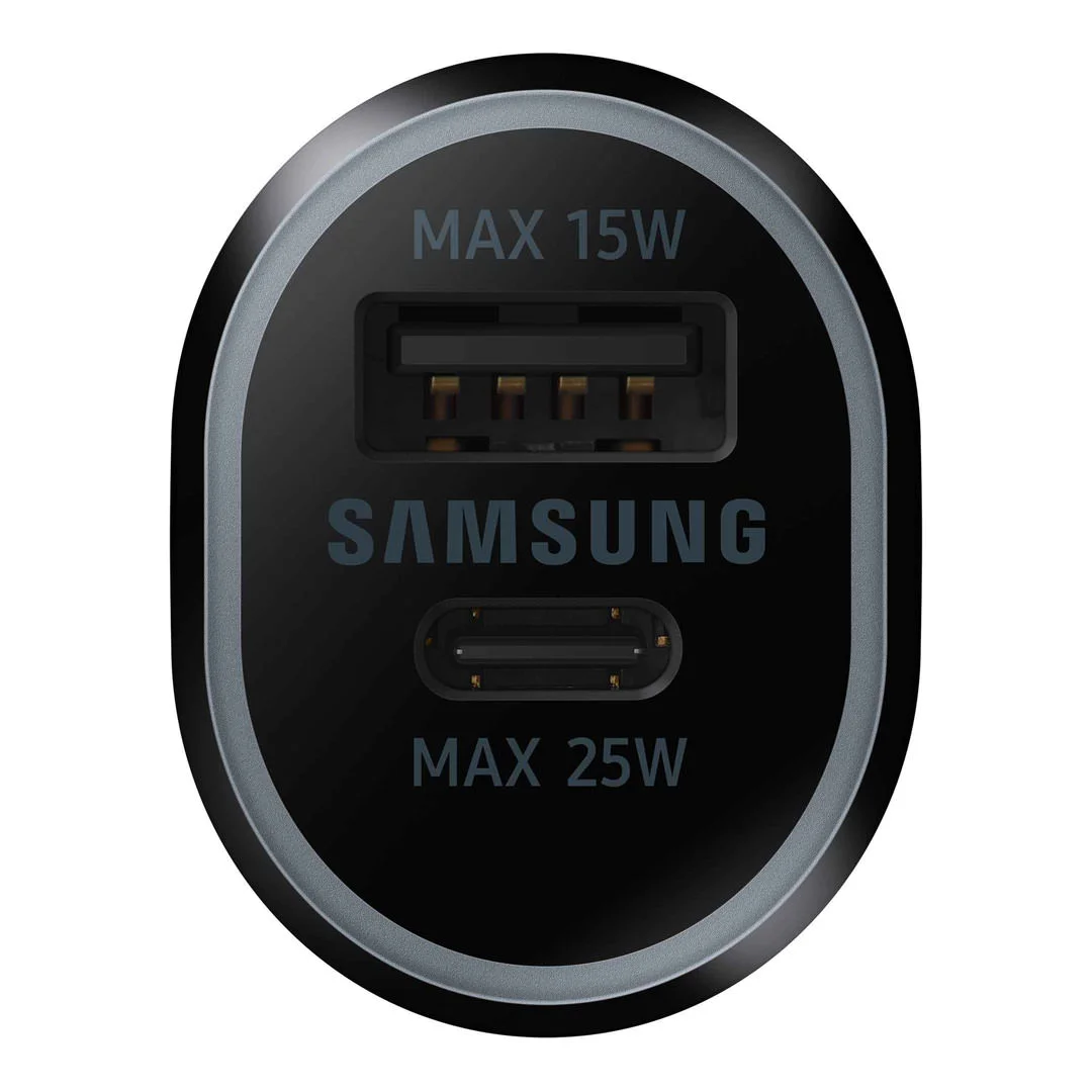 شارژر فندکی سامسونگ (Samsung) مدل EP-L4020 | ۴۰ وات دوئو (۲۵W + ۱۵W)